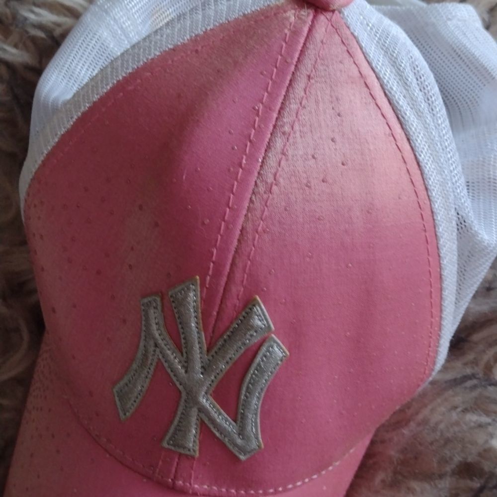 Youth Womens'Hat new york pink /white🔥 - Picture 2 of 5